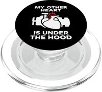 My Other Heart Is Under The Hood Quote PopSockets PopGrip for MagSafe
