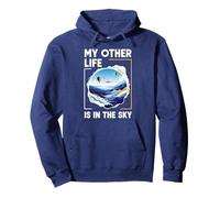 My other life is in the sky - flying and aviation Pullover Hoodie
