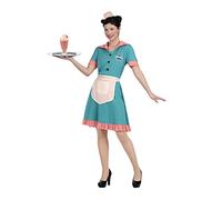 My Other Me 206352 Waitress Costume, 50 m 50m, Multicoloured, M
