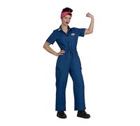My Other Me 206360 Costume Rosie The Riveter S, Checkered, multicoloured, M