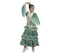 My Other Me - Flemish Giralda Costume for Girl, Green (viving Costumes) 10-12 añ