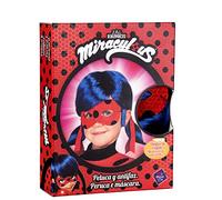 My Other Me Me- Cat Noir Lady Bug Wig, Multicolour (230143)
