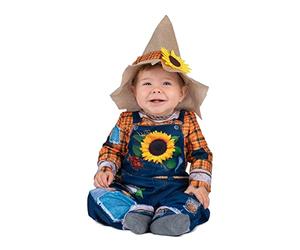 My Other Me Scarecrow Baby Costume Size 24-36 Months