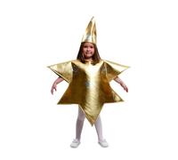My Other Me - Star Costume for Girls (viving Costumes) 5-6 años gold