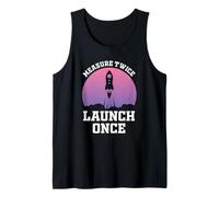 My Other Ride is A Model Rocket. Witty Rocketry Humor Tank Top
