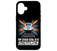 My Other Ride is a Shinkansen Japanese Bullet Train Souvenir Case for iPhone 16