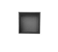 my own brand Deepest Shower Niche Available Customisable Depth Tileable Shampoo Cubby Recessed Shower, Wetroom Alcove Shelf, Strong, Lightweight and Waterproof. (XPS 300 x 300 x 125mm), Black