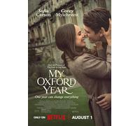 My Oxford Year (2025) Movie Poster Framed or Unframed Glossy Poster (A4 210 × 297 mm Black Framed)