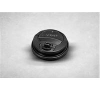 My Packaging 8oz Black Coffee Cup Lids (80mm) - Recloseable, Leak-Proof & Recyclable. Perfect for Cafés, Events & Hot Beverage Service. 100 Pack