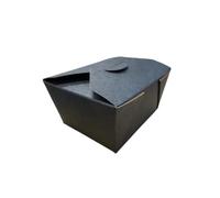 My Packaging Black Kraft Takeaway Boxes No.1 - Recyclable Cardboard Food Boxes For Hot or Cold Food. Leakproof, Microwave-Safe, Grease-Resistant & Eco-Friendly Take Away Containers 26oz. 50 Pack