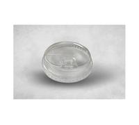 My Packaging Clear Plastic Re-Closable Lids - 95mm Size, Leak-Resistant, Recyclable Drink Cup Covers for Cold Beverages, Juices, Shakes & Iced Coffee. Resealable Dome Style. 50 Pack