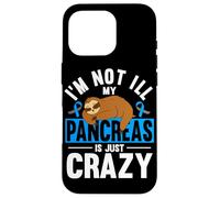 My Pancreas Is Just Crazy Diabetic Sloth Diabetes Awareness Case for iPhone 16 Pro