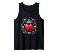 My PAPA Loves (Heart Shape) me! - V2 Tank Top
