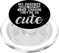 My Parents Think They're In Charge They're So Cute - PopSockets PopGrip for MagSafe
