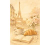 My Paris Journal: Elegant Floral Notebook for Writing, Gratitude, and Daily Reflections: Soft Matte Cover | 6x9 / 120 Lined Pages | Paris-Inspired Art ... for Journaling, ... or as a Thoughtful Gift