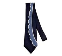 My Party Shirt Blue Leatherface Necktie - 1974 Version Classic Horror Villain Tie - Iconic Original Men's Costume Accessory