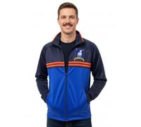 My Party Shirt Coach Lasso Richmond Football Club Jacket - Everyday Wear & Soccer Coach Costume - A.F.C. Beard Windbreaker, Blue, L