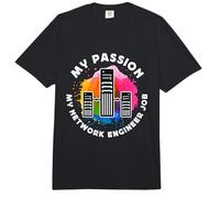 My Passion My Network Computer Science Network Engineer Comfort Colors Adult Heavyweight T-Shirt