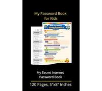 My Password Book for Kids, Notebook Organizer for Computer and Internet Address Website Login: Password Book with Alphabetical Tabs, paperback ... for Home and Office, 4.4''x 5.8''- Purple