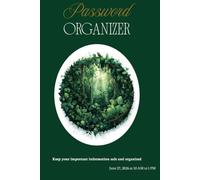 My Password Book: Internet Address & Password Logbook | Alphabetical Password Organizer Notebook for Home, Office & Personal Accounts