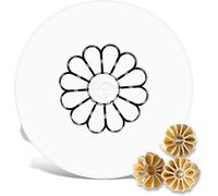 MY Pasta Margherita Pasta Maker Accessory, White Plastic Disc, Manual Operation, Dishwasher Safe, Compatible with Philips Pasta Maker Avance Models