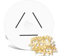 MY Pasta - Reginette Wide Wavy Ribbon Noodles - Pasta Maker Disc for Homemade Pasta - Compatible with Pasta Maker Avance 7000 - Stainless Steel - White