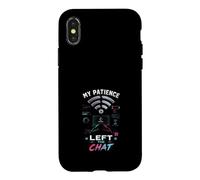 My Patience Left The Chat Gamer Case for iPhone X/XS