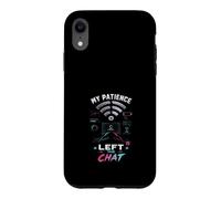 My Patience Left The Chat Gamer Case for iPhone XR