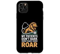 My Patients Don’t Bark They Roar Funny Zoo Veterinarian Case for iPhone 11 Pro Max