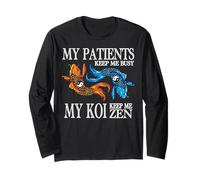 My Patients Keep Me Busy My Koi Keep Me Sane Long Sleeve T-Shirt