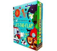 My Peekaboo Lift The Flap Library 3 Books Collection Box Set (Things That Go, Animals & Farm)