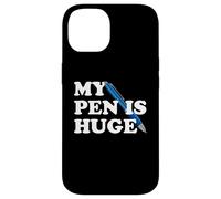My Pen Is Huge Funny Writer Author Humor Clever Word Trick Case for iPhone 14