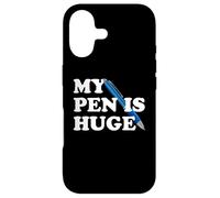 My Pen Is Huge Funny Writer Author Humor Clever Word Trick Case for iPhone 17
