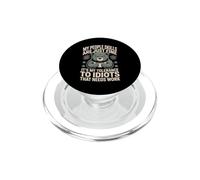 My People Skills Are Just Fine Tolerance To Idiots Bear PopSockets PopGrip for MagSafe