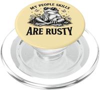 My People Skills Are Rusty Humorous Frog Design PopSockets PopGrip for MagSafe