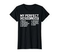 My Perfect Chess Day Value Graphic T-Shirt, Women, Black, S