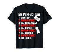 My Perfect Day Board Games Funny Trivia Tabletop Game Lovers T-Shirt
