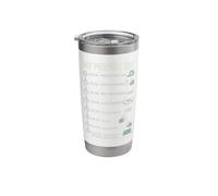 My Perfect Day Cat Owner Schedule Funny Kitty Lover Stainless Steel Insulated Tumbler
