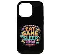 My Perfect Day EAT GAME SLEEP REPEAT - Gaming lover Case for iPhone 13 Pro