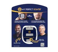 My Perfect Goatee - Men's Shaving Template - Create a Perfectly Shaped Goatee Every Time - Easy to Use and Clean - Adjustable and Fits Most Faces - Saves Van Dyke Beard Shaving Time - by GoateeSaver