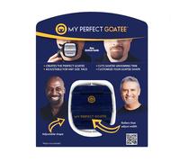My Perfect Goatee? Shaving Template Create a Perfectly Shaped Goatee Every Time Adjustable Reduces Shaving Time Shape Goatee and Circle Bead (Ve