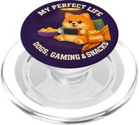 My Perfect Life Gamer Dog Snacks Cozy Cute Design PopSockets PopGrip for MagSafe