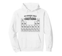 My Periodic Table of Emotions Ah Aw Eh Funny Sounds Science Pullover Hoodie