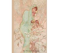 My Personal Journal: Four Seasons Mucha Notebook, Classic Lined pages, 120 Page Journal, 6x9 inches