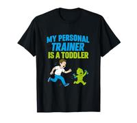 My Personal Trainer Is a Toddler Pregnancy novelty T-Shirt