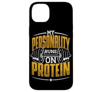 My Personality Runs On Protein Gym Workout Case for iPhone 14 Plus