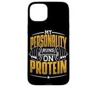 My Personality Runs On Protein Gym Workout Case for iPhone 15 Plus