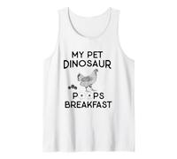 My Pet Dinosaur Poops Breakfast Chicken Lover Tank Top