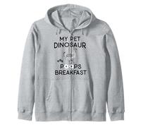 My Pet Dinosaur Poops Breakfast Chicken Lover Zip Hoodie