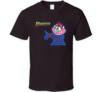 My Pet Monster 80'S Cartoon T Shirt - Brown Shirt Black L